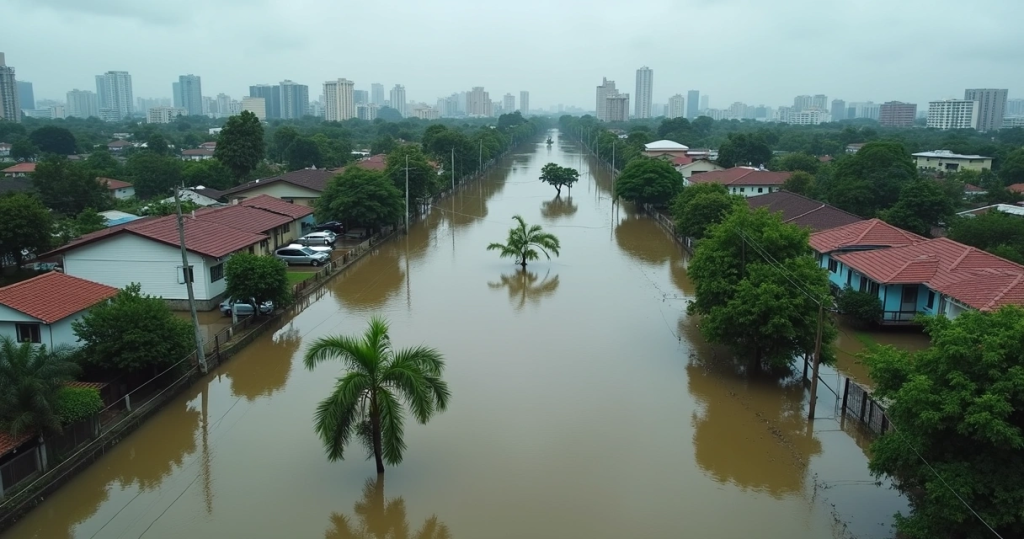 Panorama das enchentes em Porto Alegre
